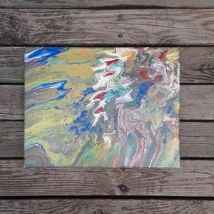 Original Acrylic Abstract Decor Art